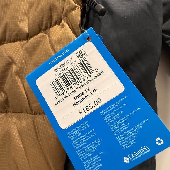 Brand NEW w tags! Columbia Labyrinth Loop II Hooded Jacket for Men. XL-size. - Picture 7 of 16